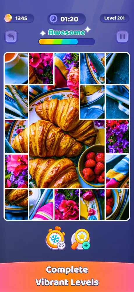 Jigsaw Photo Block Solitaire screenshot — 02